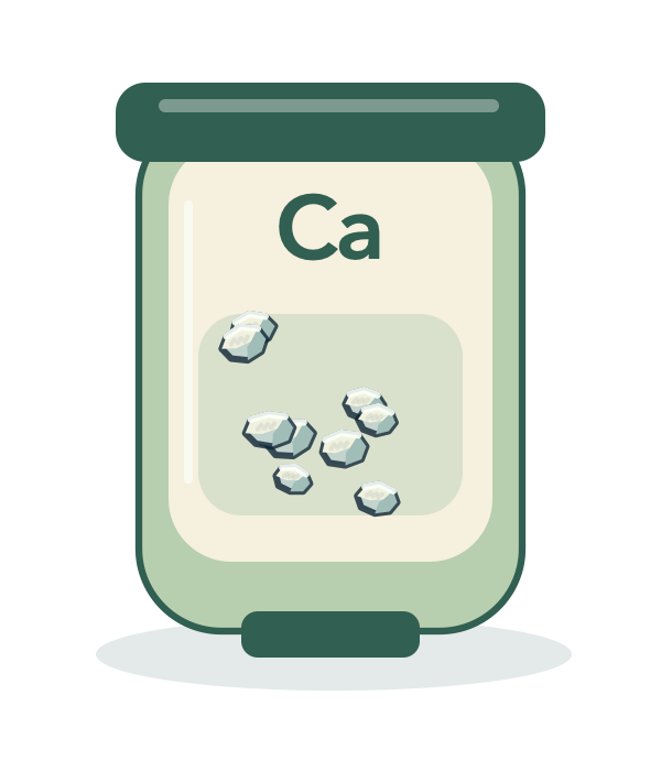 Calcium mineral cartridge
